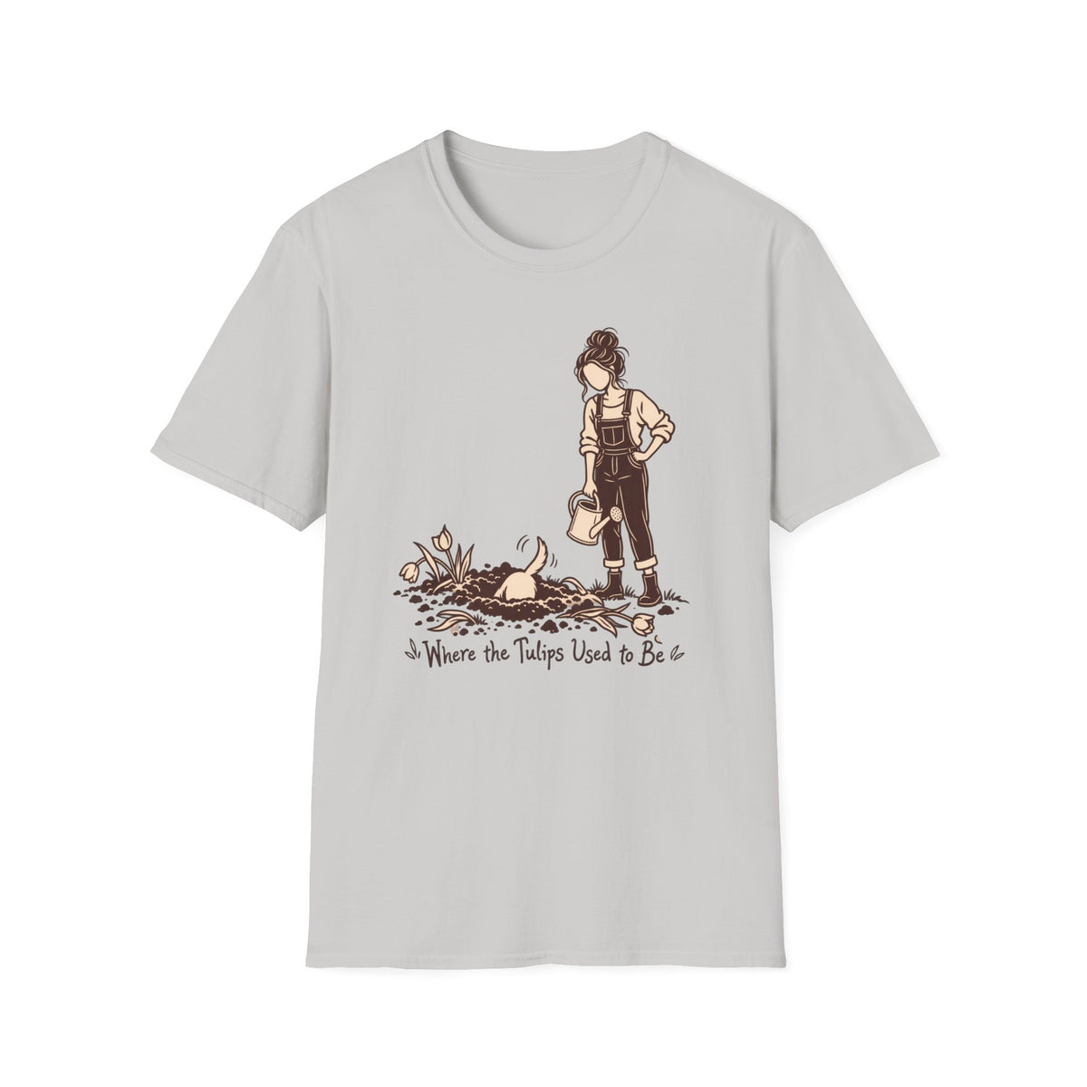 T-Shirt — "Where The Tulips Used To Be" Graphic Tee
