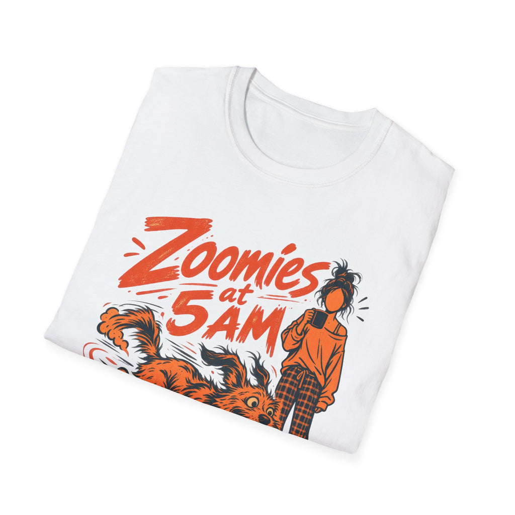 T-Shirt — "Zoomies At 5am" Graphic Tee