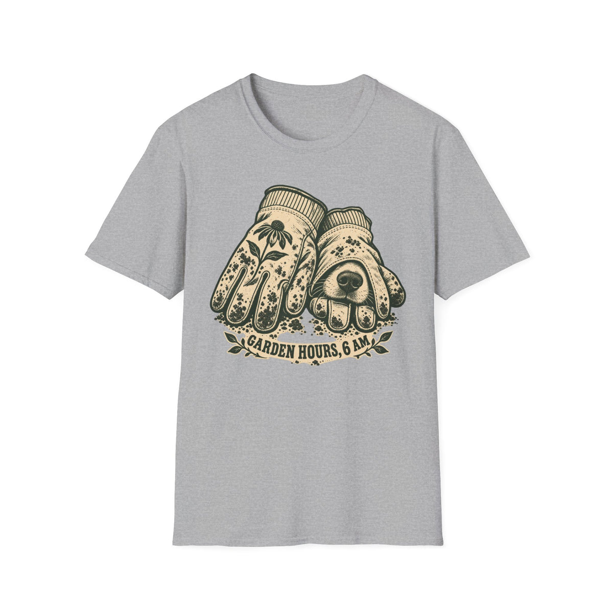 T-Shirt — "Garden Hours - 6am" Graphic Tee