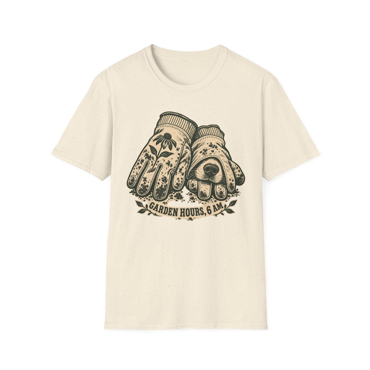 T-Shirt — "Garden Hours - 6am" Graphic Tee