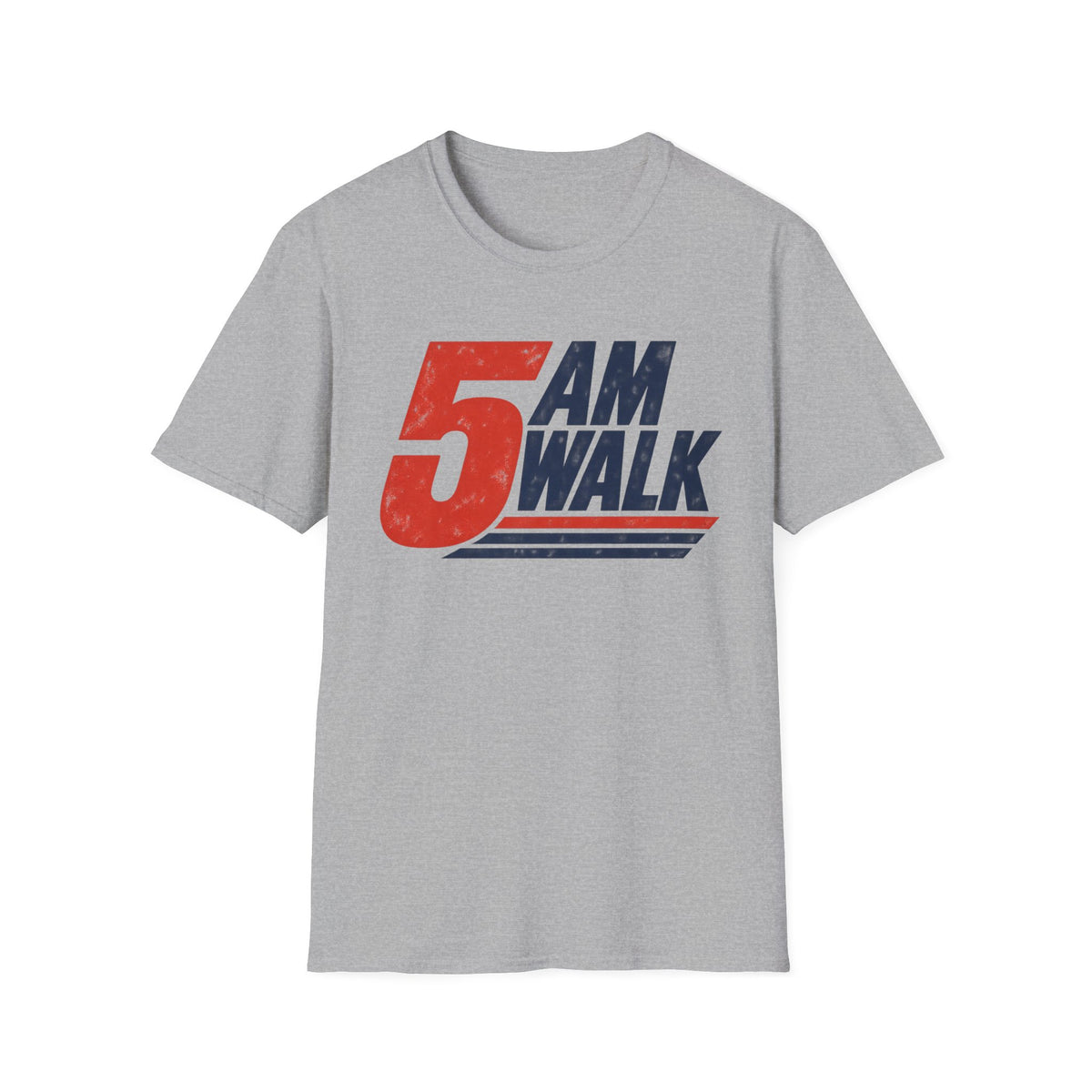T-Shirt — "5AM Walk" Vintage Graphic Tee