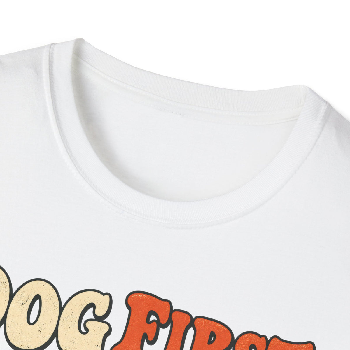 T-Shirt — "Dog First. Coffee Second. People Never" Vintage Graphic Tee