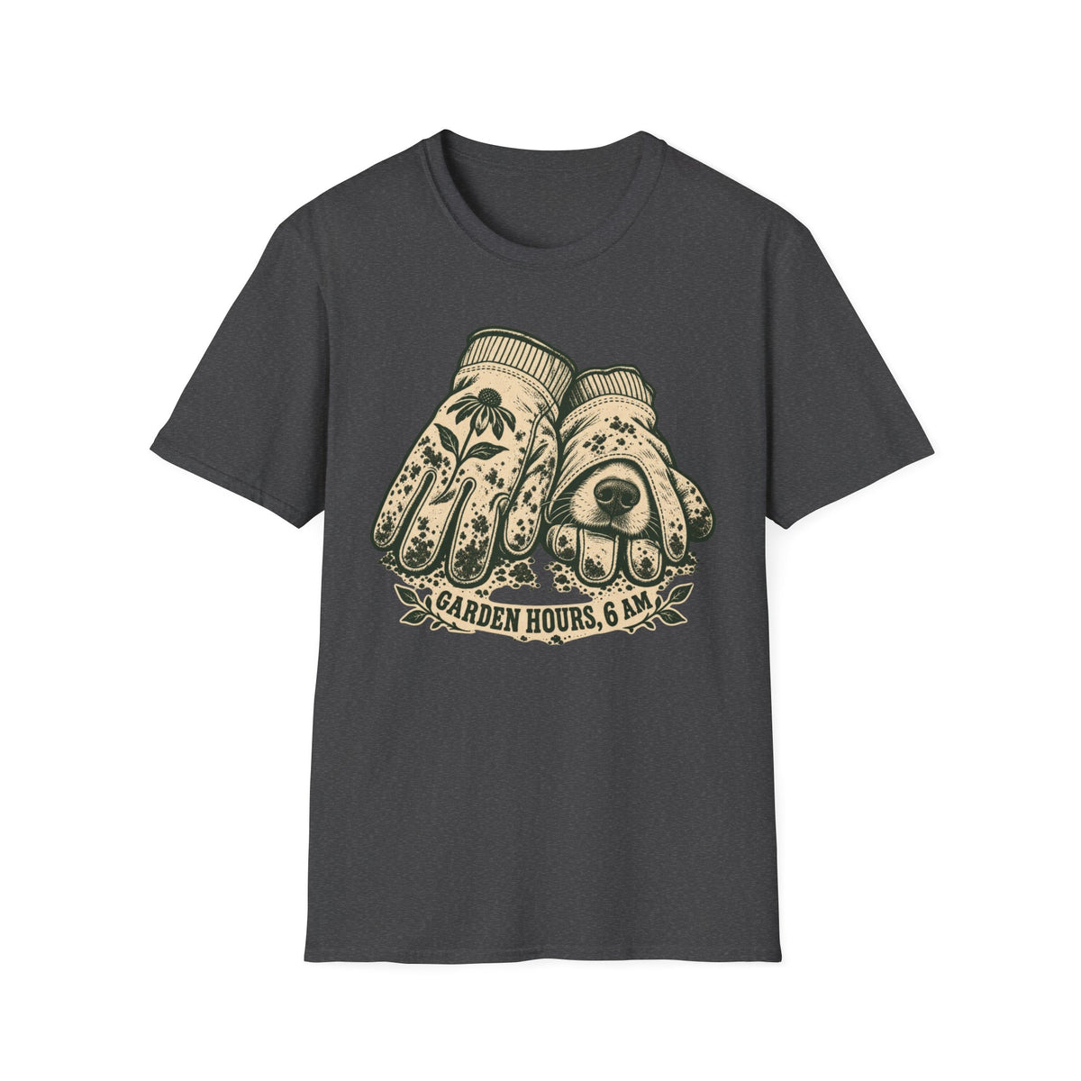 T-Shirt — "Garden Hours - 6am" Graphic Tee