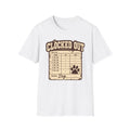 T-Shirt — "Clocked Out Dog Timecard" Graphic Tee