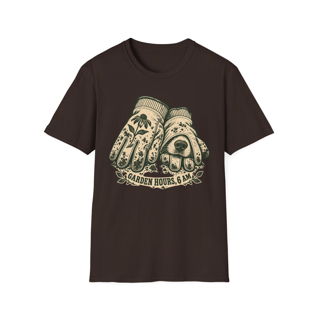 T-Shirt — "Garden Hours - 6am" Graphic Tee