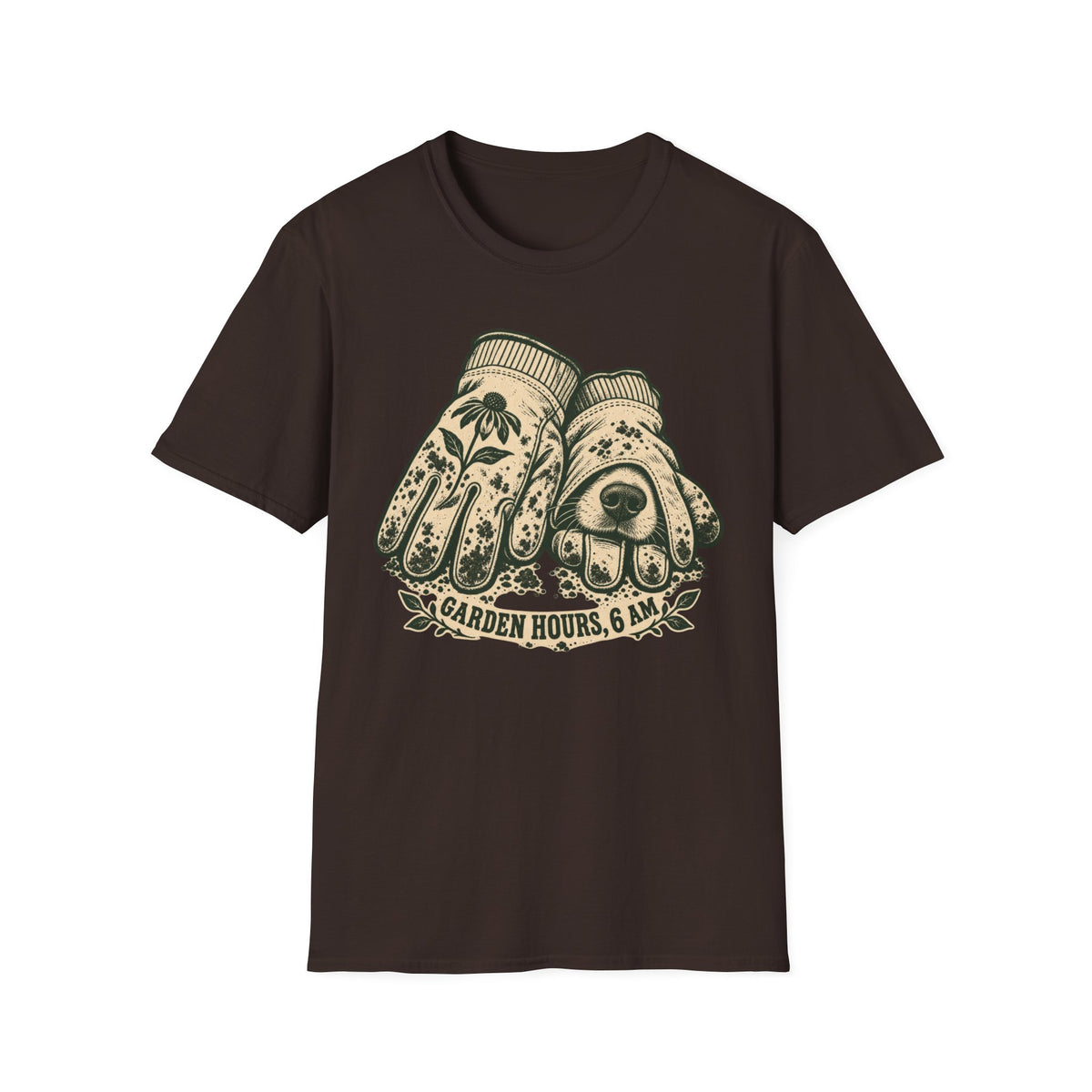 T-Shirt — "Garden Hours - 6am" Graphic Tee