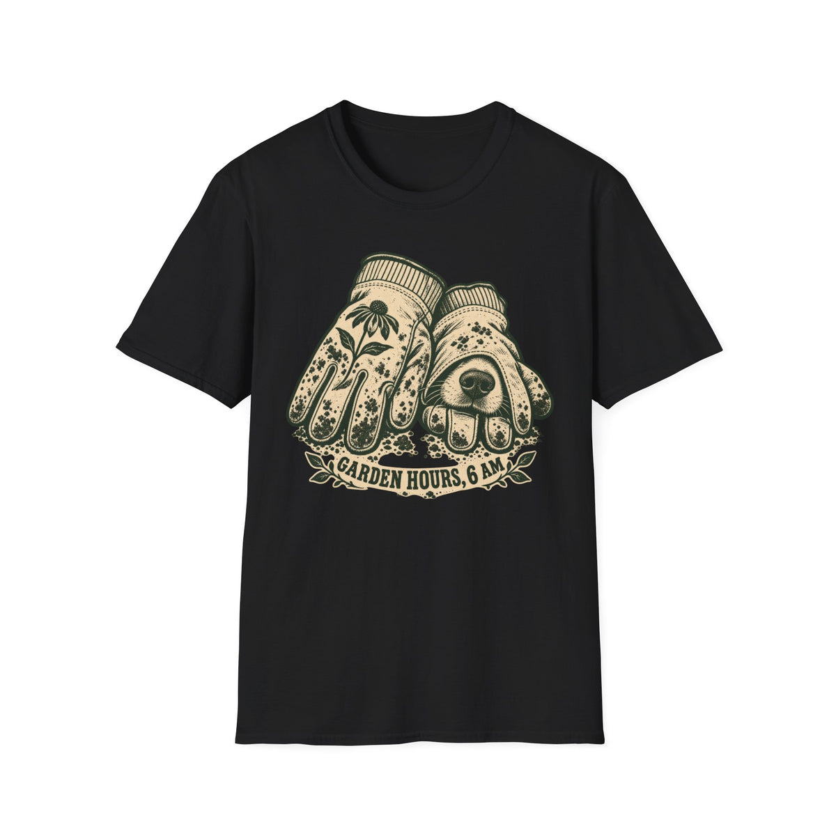T-Shirt — "Garden Hours - 6am" Graphic Tee