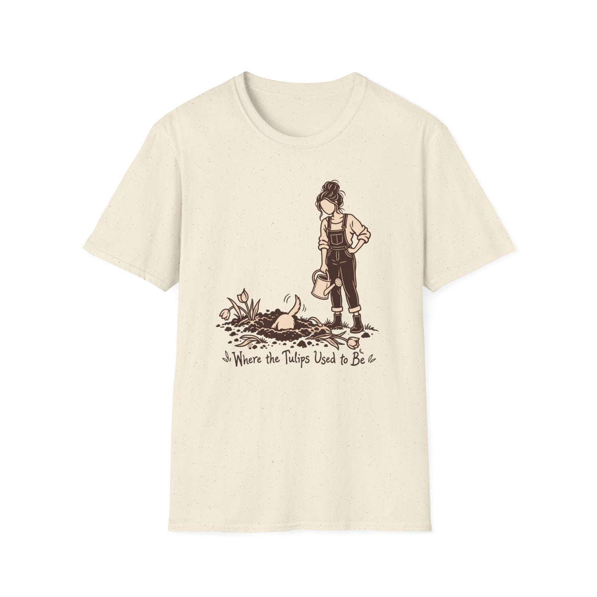 T-Shirt — "Where The Tulips Used To Be" Graphic Tee