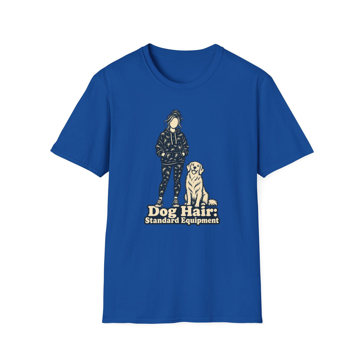 T-Shirt — "Dog Hair: Standard Equipment" Graphic Tee