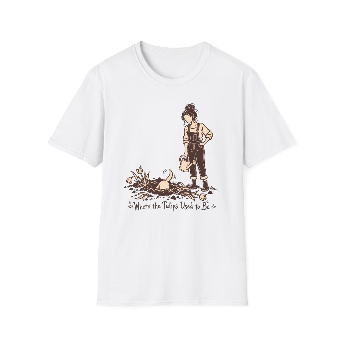 T-Shirt — "Where The Tulips Used To Be" Graphic Tee