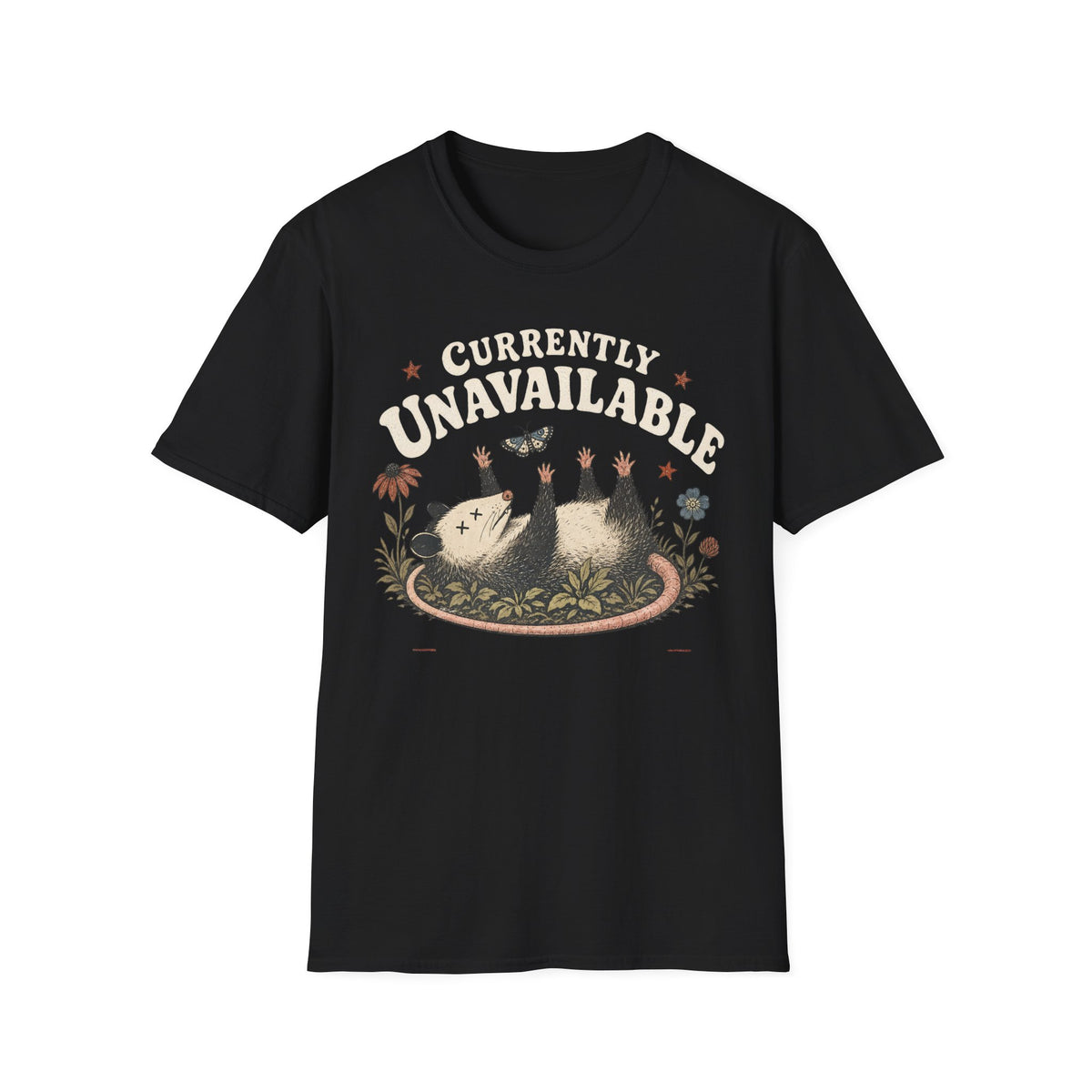 T-Shirt — "Currently Unavailable" Graphic Tee