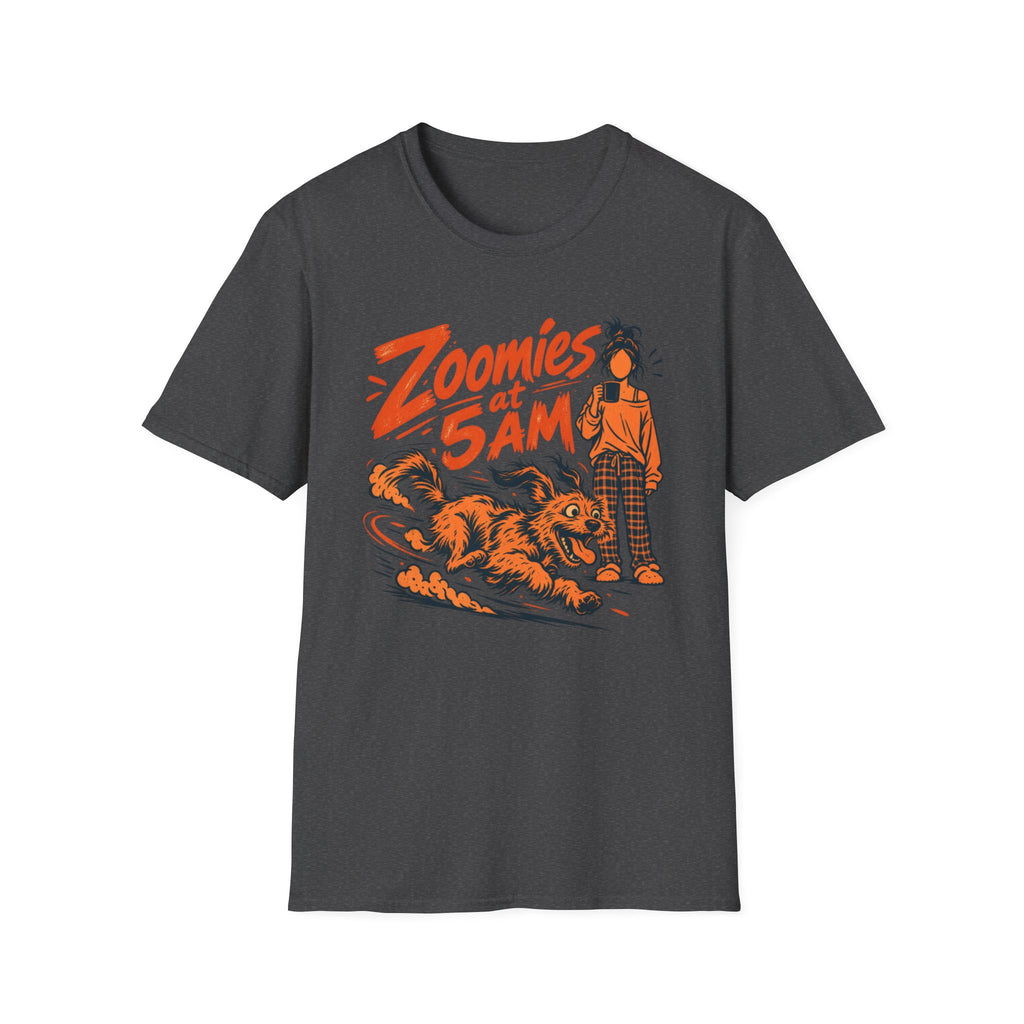 T-Shirt — "Zoomies At 5am" Graphic Tee