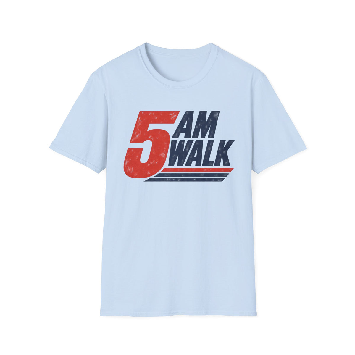 T-Shirt — "5AM Walk" Vintage Graphic Tee