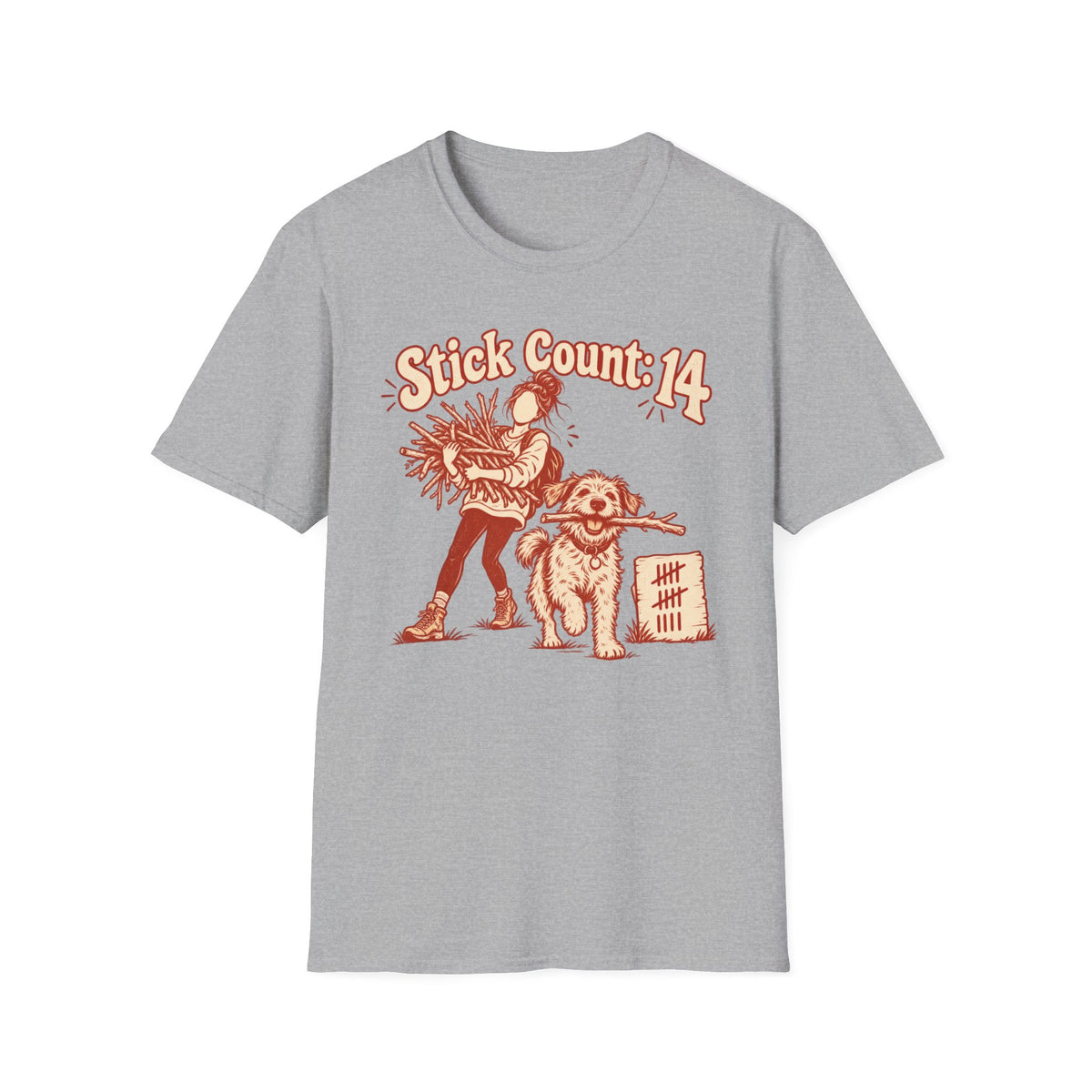 T-Shirt — "Stick Count: 14" Graphic Tee