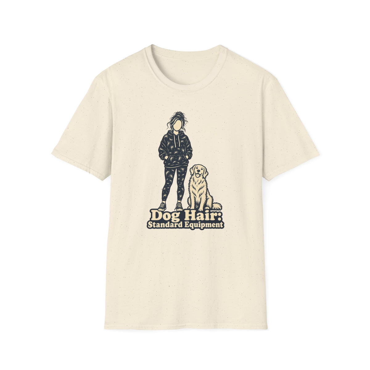 T-Shirt — "Dog Hair: Standard Equipment" Graphic Tee